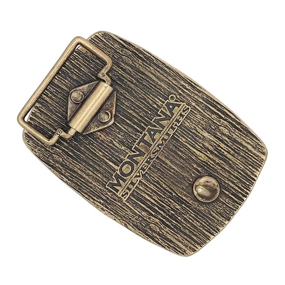 Montana Silversmiths Woven Traditions Native Chief Heritage Buckle NEW MSRP $50 - Picture 2 of 9